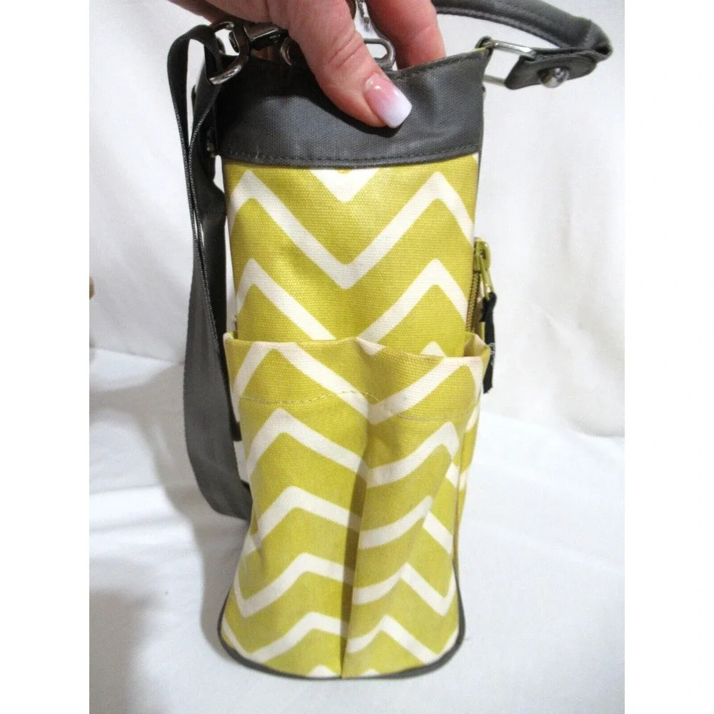 Petunia Pickle Bottom Yellow Canvas Baby Diaper Bag Unisex